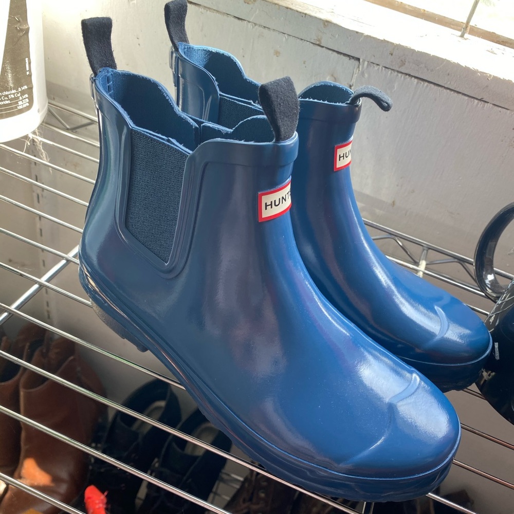 Short hunter rain boots